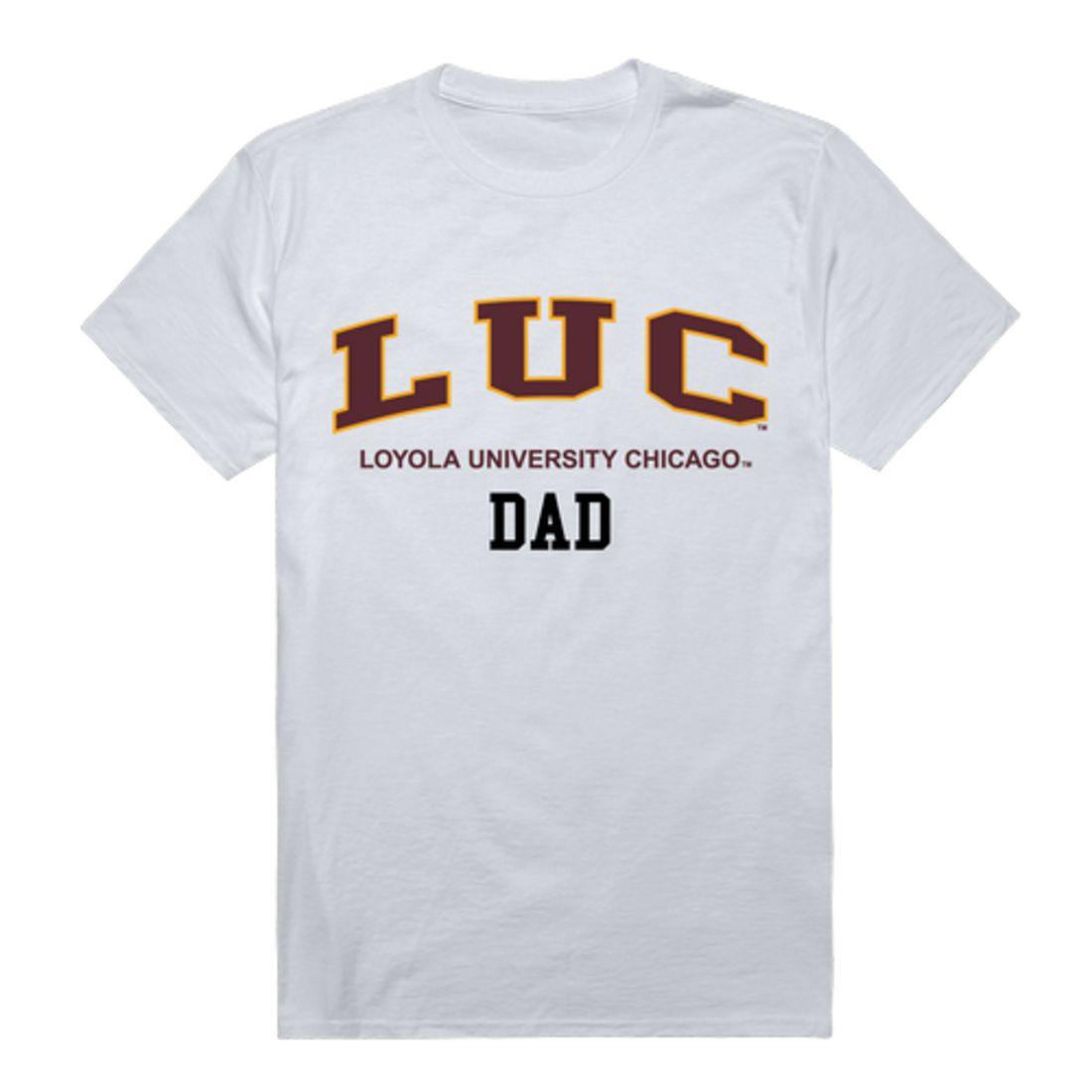 LUC Loyola University Chicago Ramblers College Dad T-Shirt