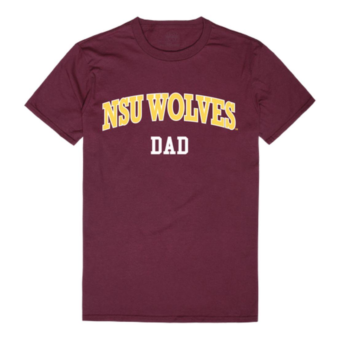 NSU Northern State University Wolves College Dad T-Shirt