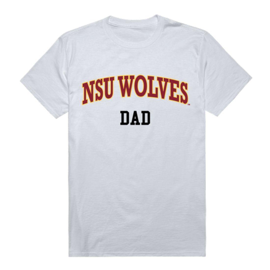 NSU Northern State University Wolves College Dad T-Shirt