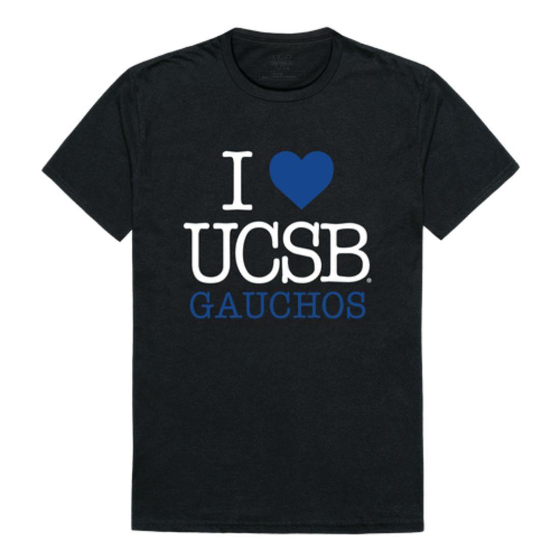 I Love UCSB University of California Santa Barbara Gauchos T-Shirt