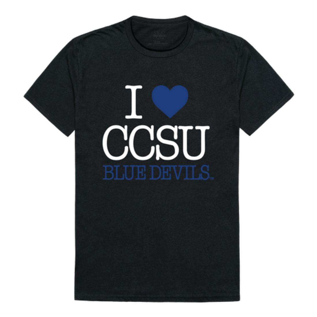 I Love CCSU Central Connecticut State University Blue Devils T-Shirt