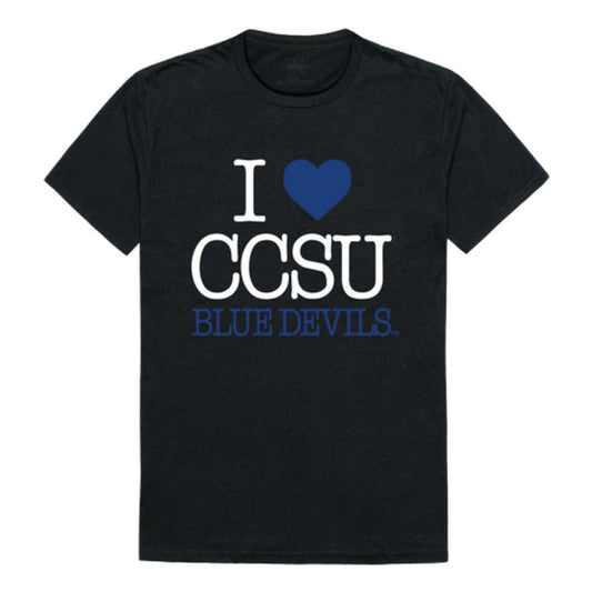I Love CCSU Central Connecticut State University Blue Devils T-Shirt