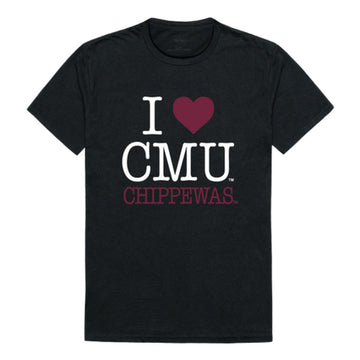 I Love CMU Central Michigan University Chippewas T-Shirt