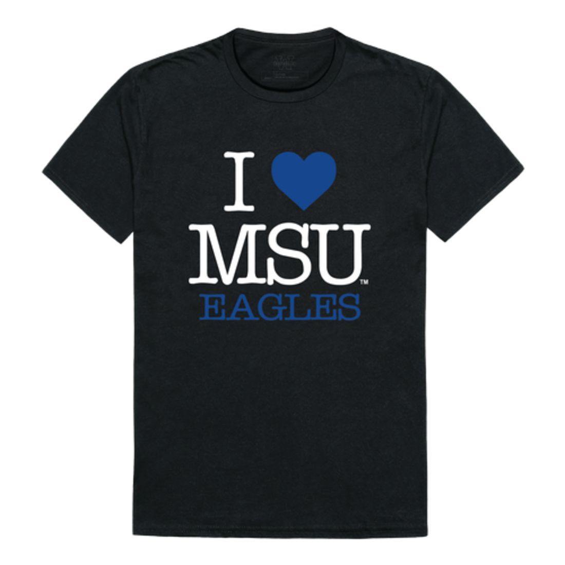 I Love MSU Morehead State University Eagles T-Shirt