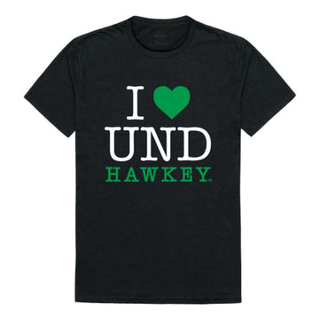 I Love UND University of North Dakota Fighting Hawks T-Shirt