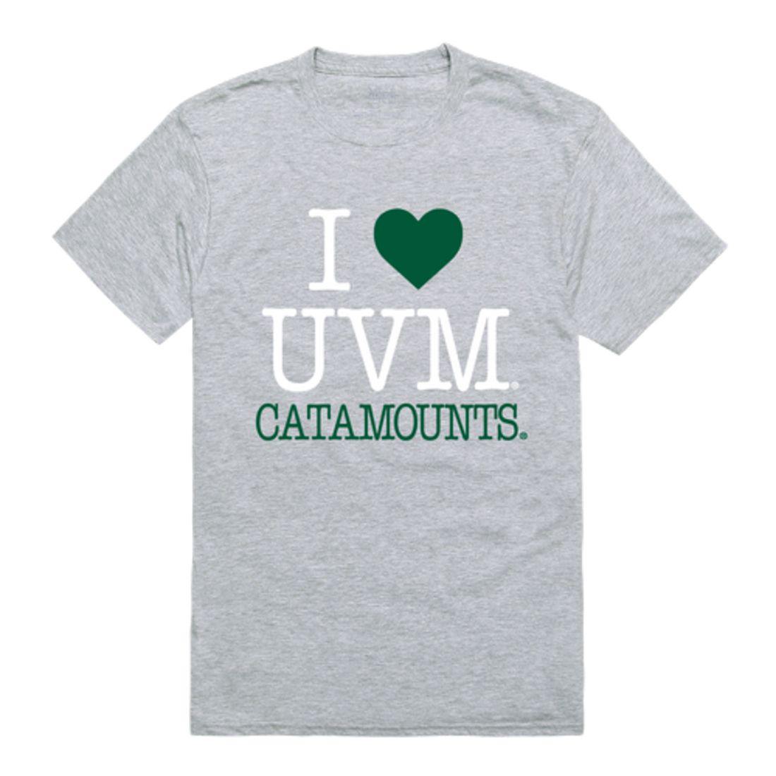 I Love UVM University of Vermont Catamounts T-Shirt