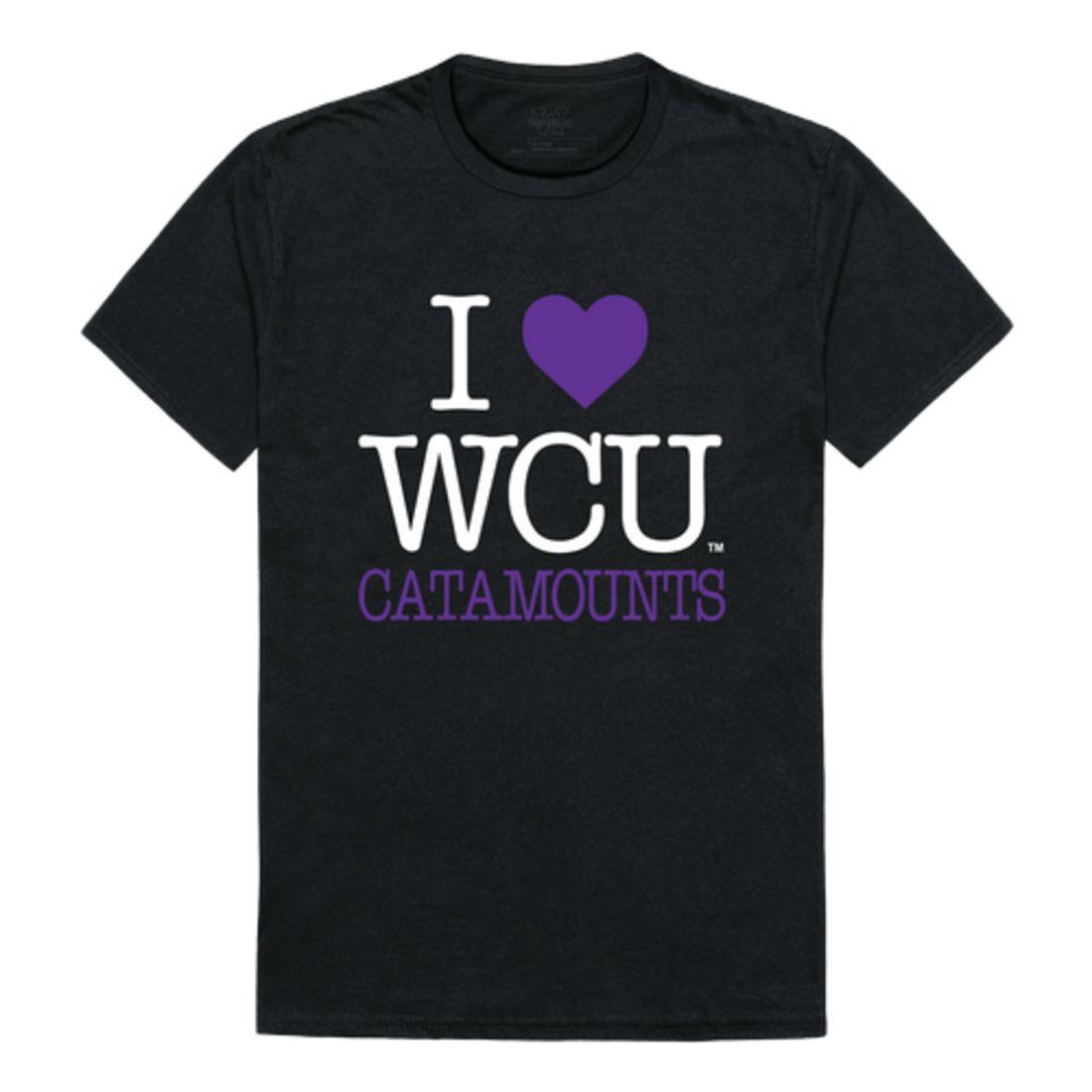 I Love WCU Western Carolina University Catamounts T-Shirt