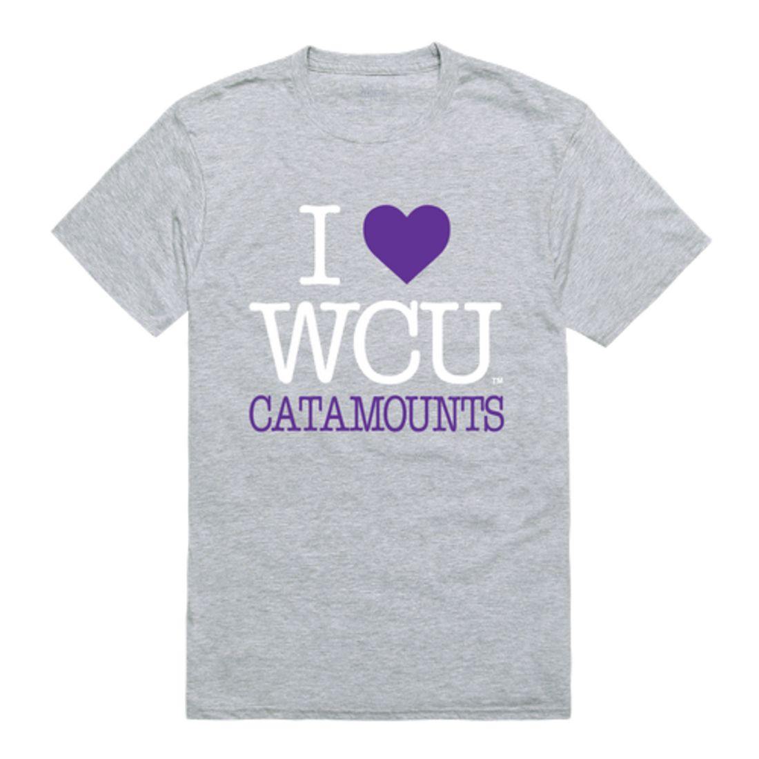 I Love WCU Western Carolina University Catamounts T-Shirt