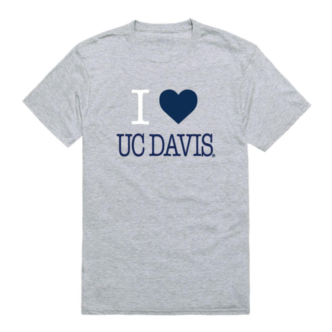 I Love UC Davis University of California Aggies T-Shirt