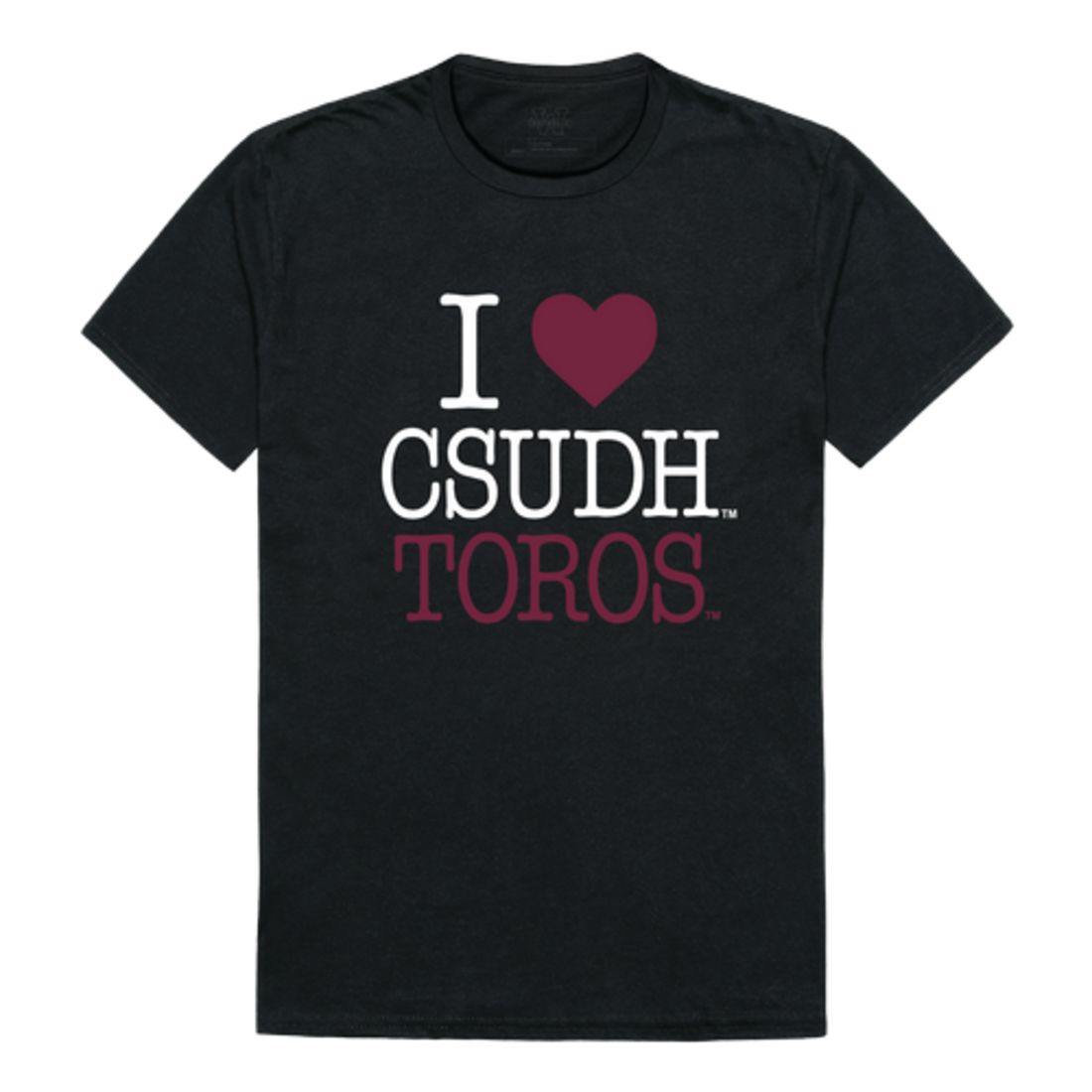 I Love CSUDH California State University Dominguez Hills Toros T-Shirt