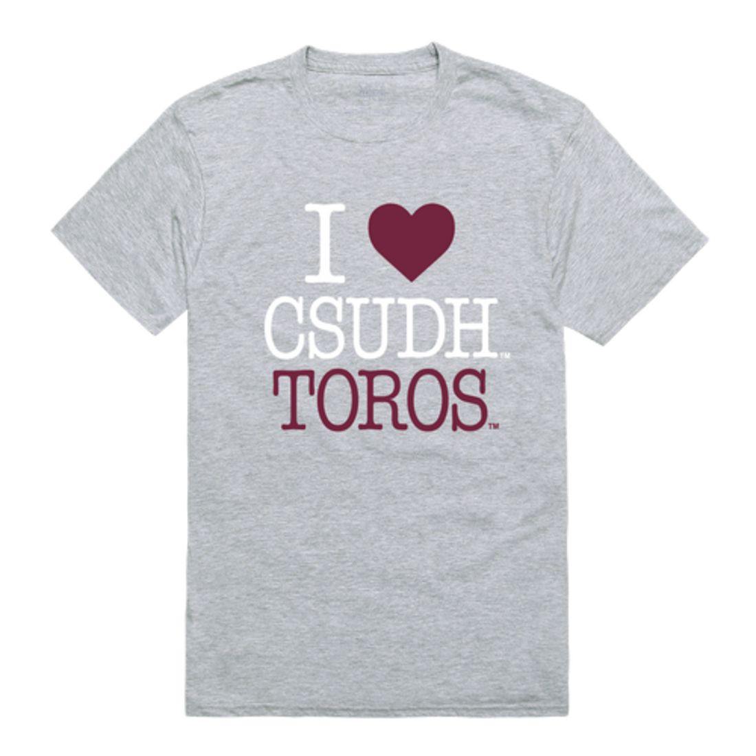 I Love CSUDH California State University Dominguez Hills Toros T-Shirt