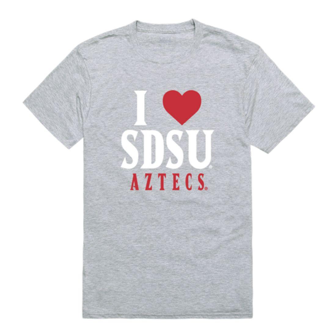 I Love SDSU San Diego State University Aztecs T-Shirt