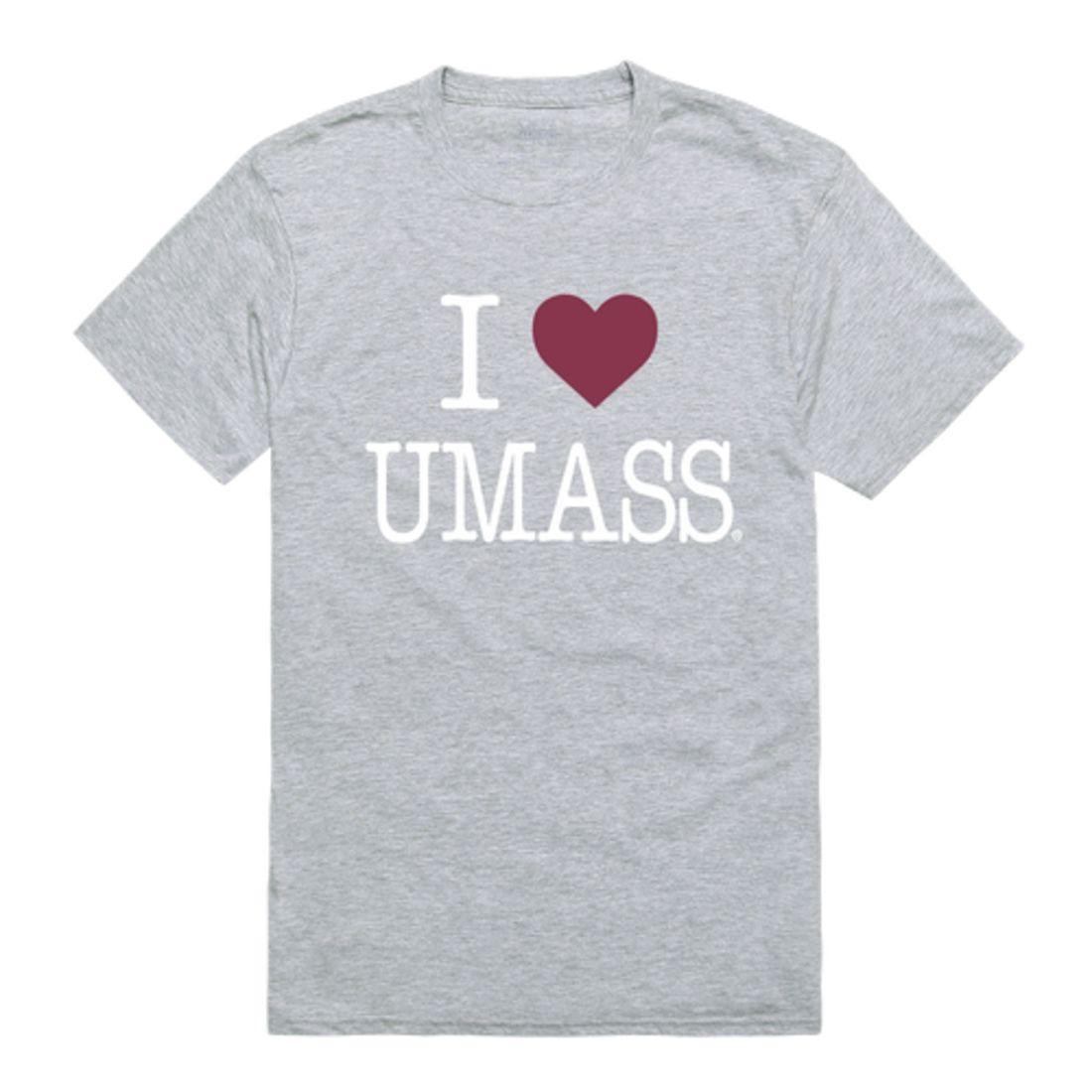 I Love UMASS University of Massachusetts Amherst Minuteman T-Shirt