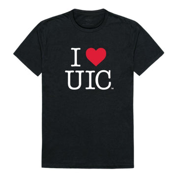 I Love UIC University of Illinois at Chicago Flames T-Shirt
