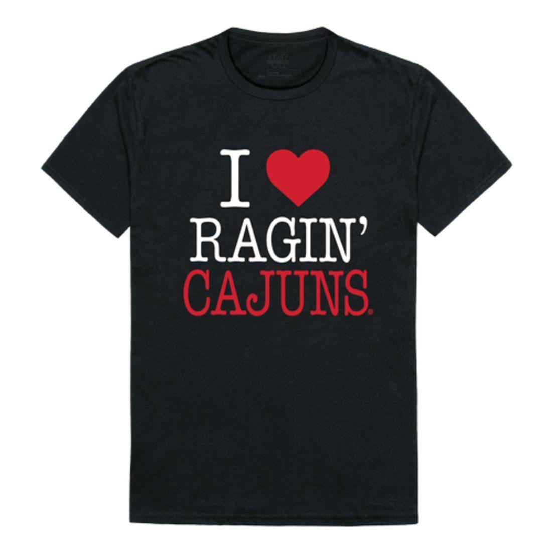 I Love UL University of Louisiana at Lafayette Ragin Cajuns T-Shirt