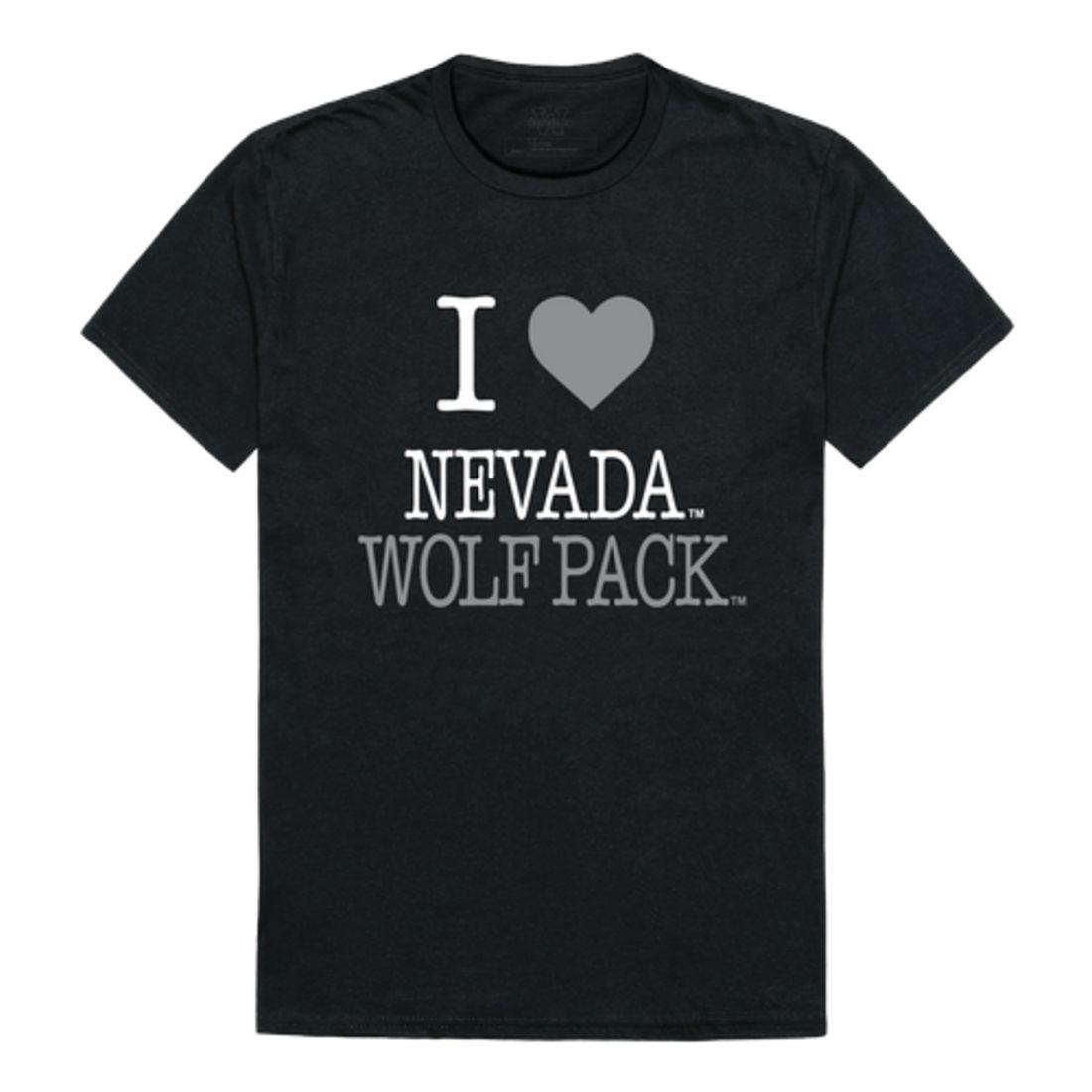 I Love University of Nevada Wolf Pack T-Shirt