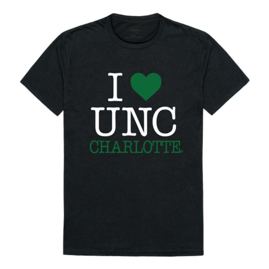 I Love UNC University of North Carolina at Charlotte 49ers T-Shirt