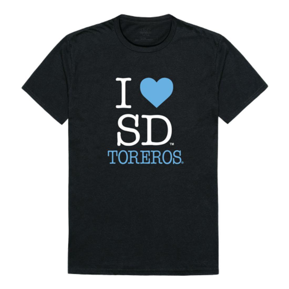 I Love USD University of San Diego Toreros T-Shirt