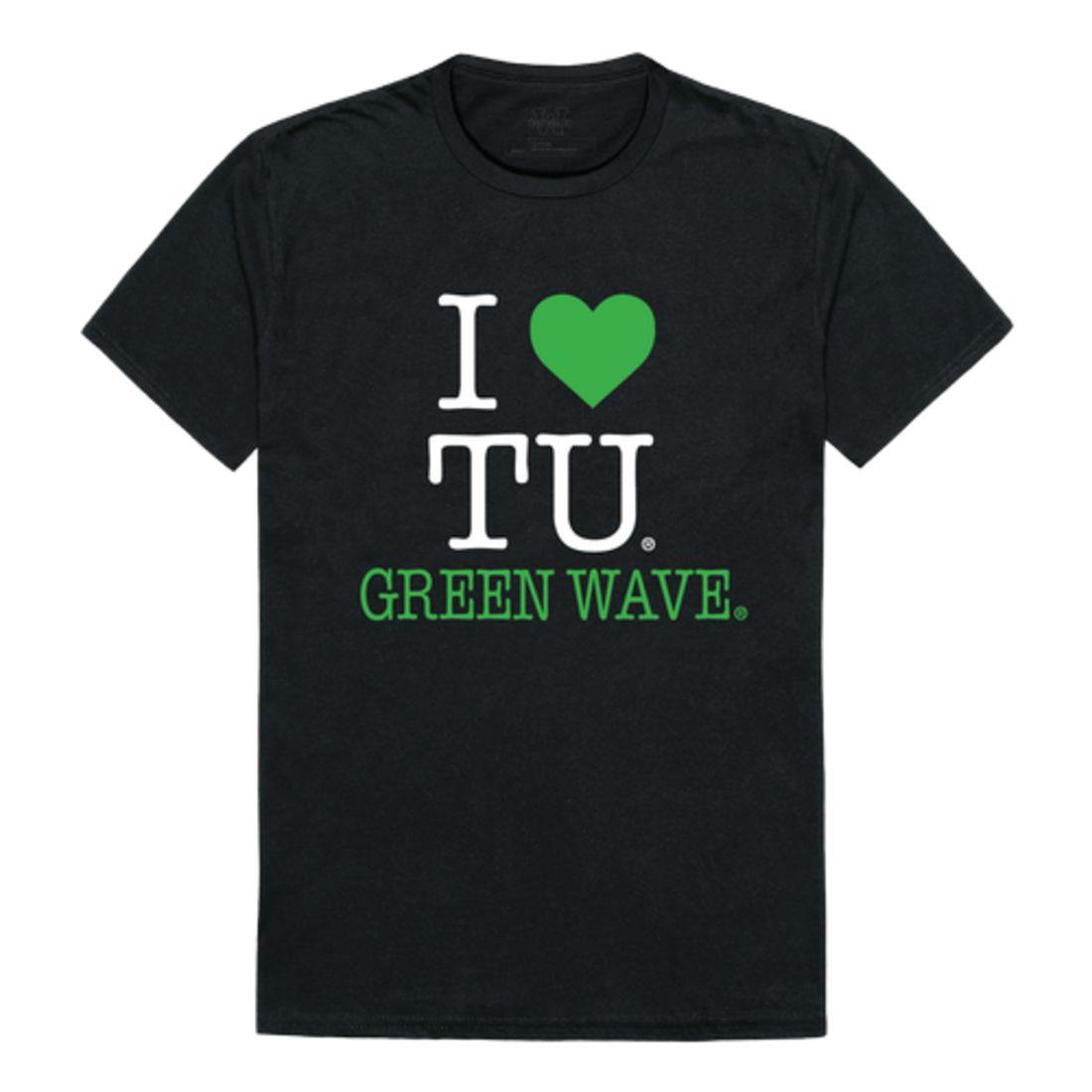 I Love Tulane University Green Waves T-Shirt