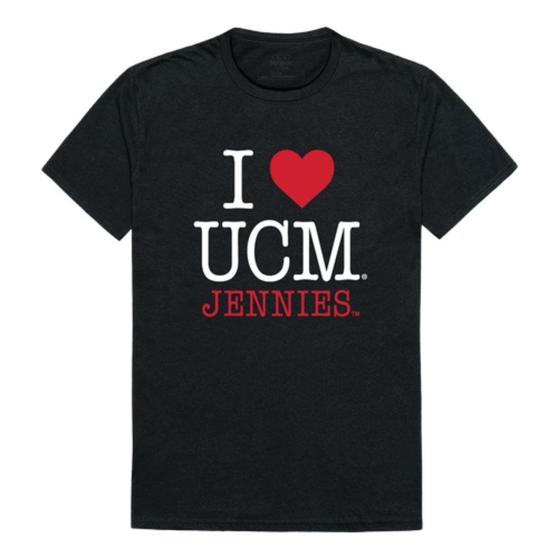 I Love UCM University of Central Missouri Mules T-Shirt