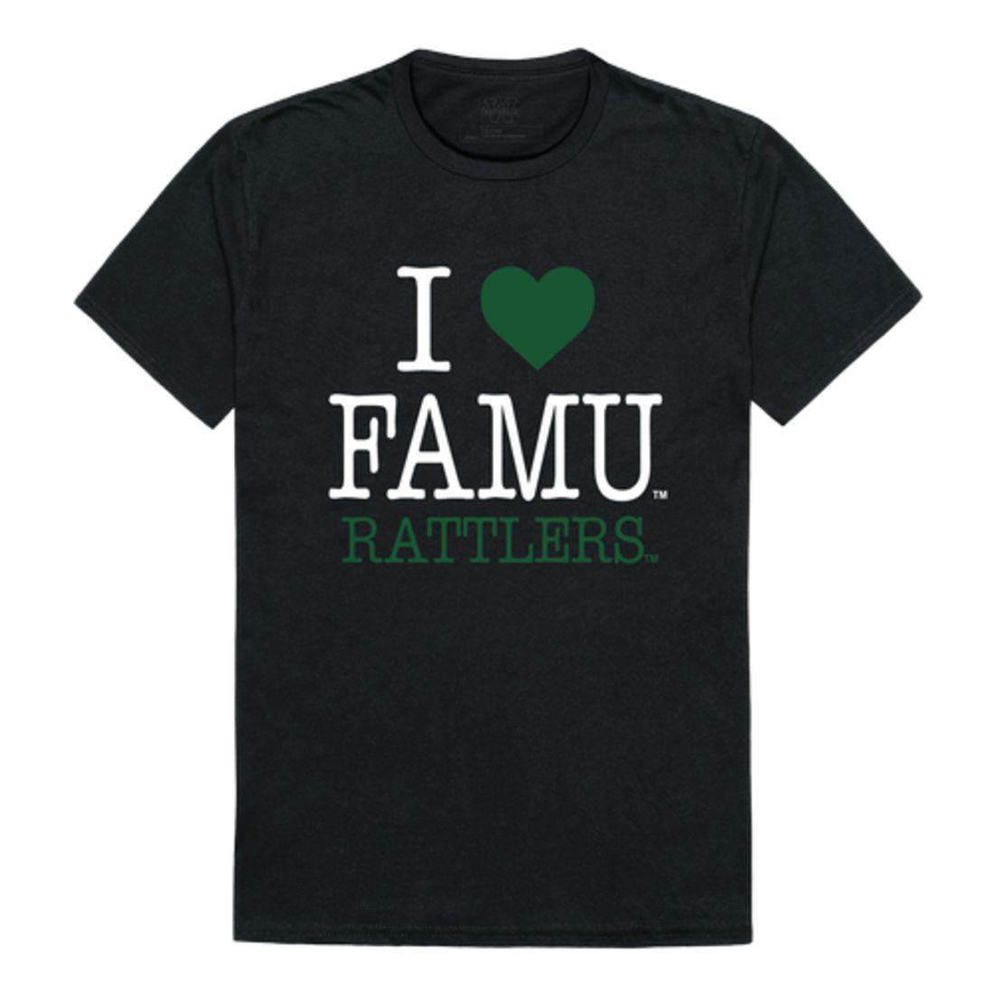 I Love FAMU Florida A&M University Rattlers T-Shirt