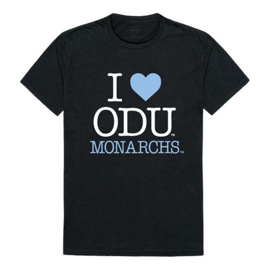 I Love ODU Old Dominion University Monarchs T-Shirt