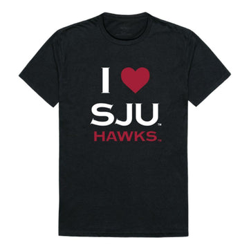 I Love Saint Josephs University Hawks T-Shirt