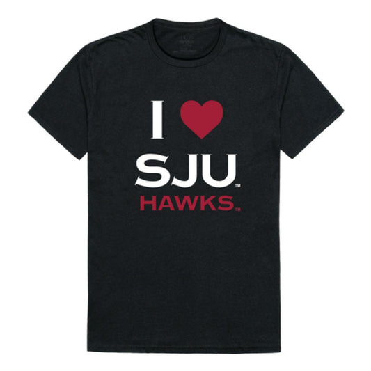 I Love Saint Josephs University Hawks T-Shirt