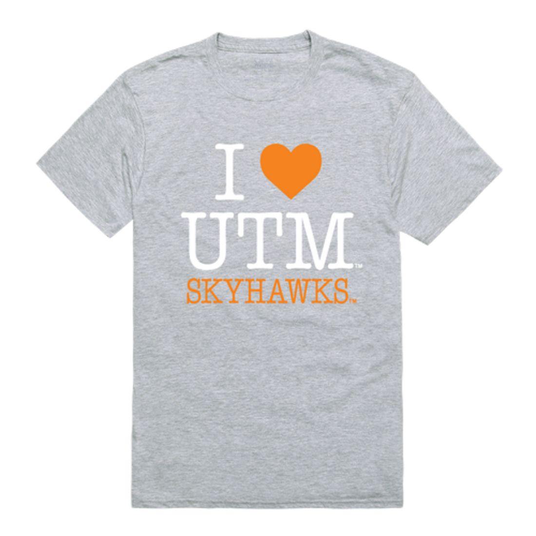 I Love UT University of Tennessee at Martin Skyhawks T-Shirt