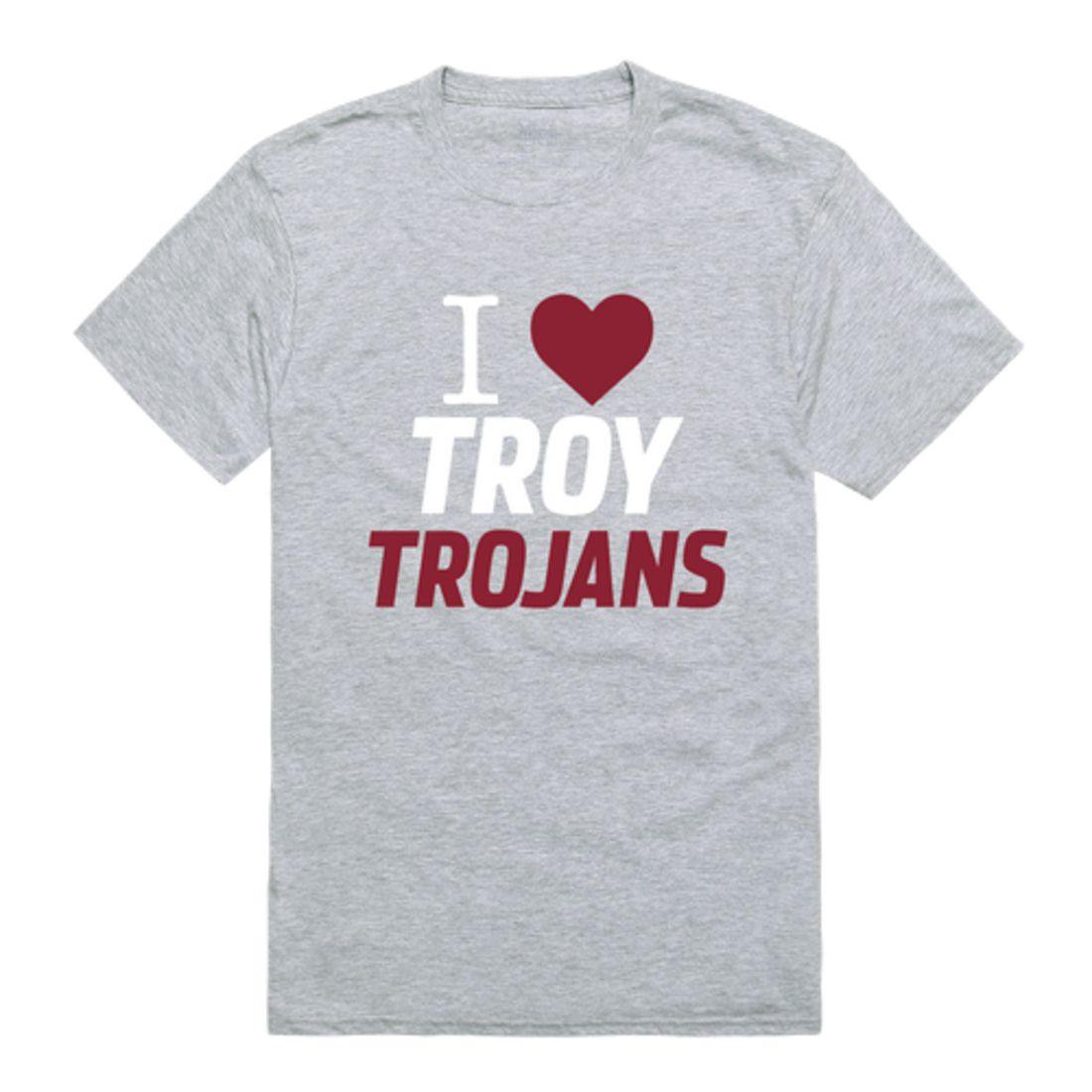 I Love Troy University Trojans T-Shirt
