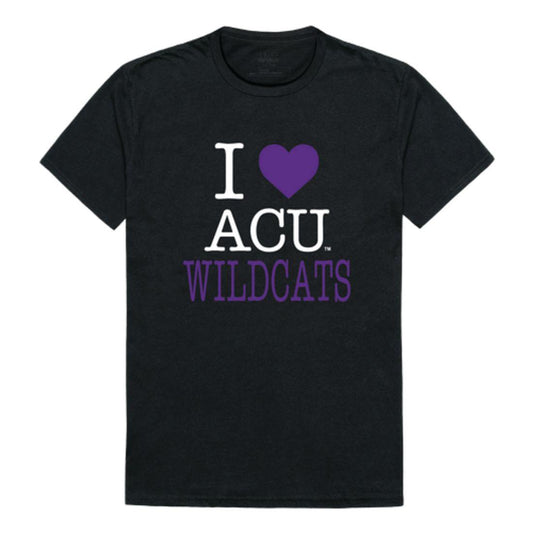 I Love ACU Abilene Christian University Wildcats T-Shirt