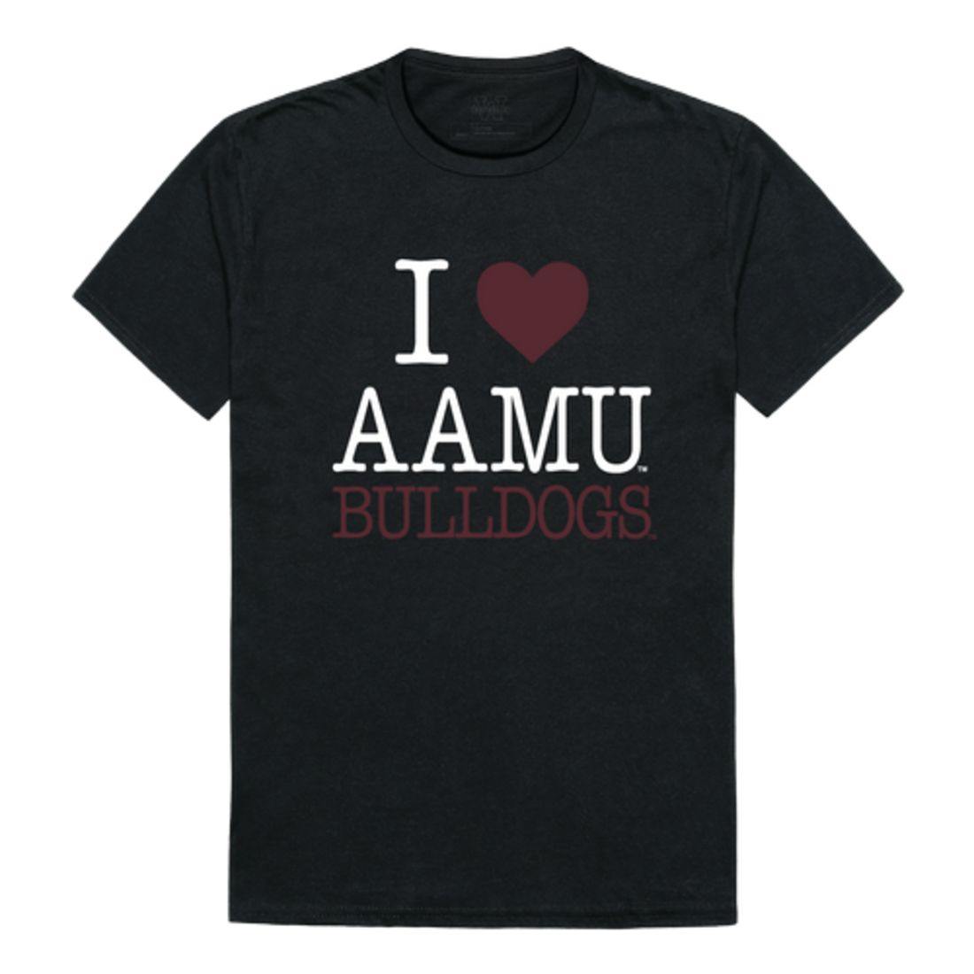I Love AAMU Alabama A&M University Bulldogs T-Shirt