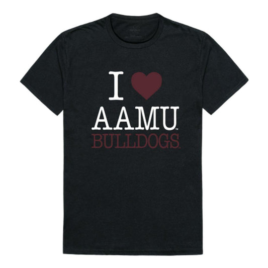I Love AAMU Alabama A&M University Bulldogs T-Shirt