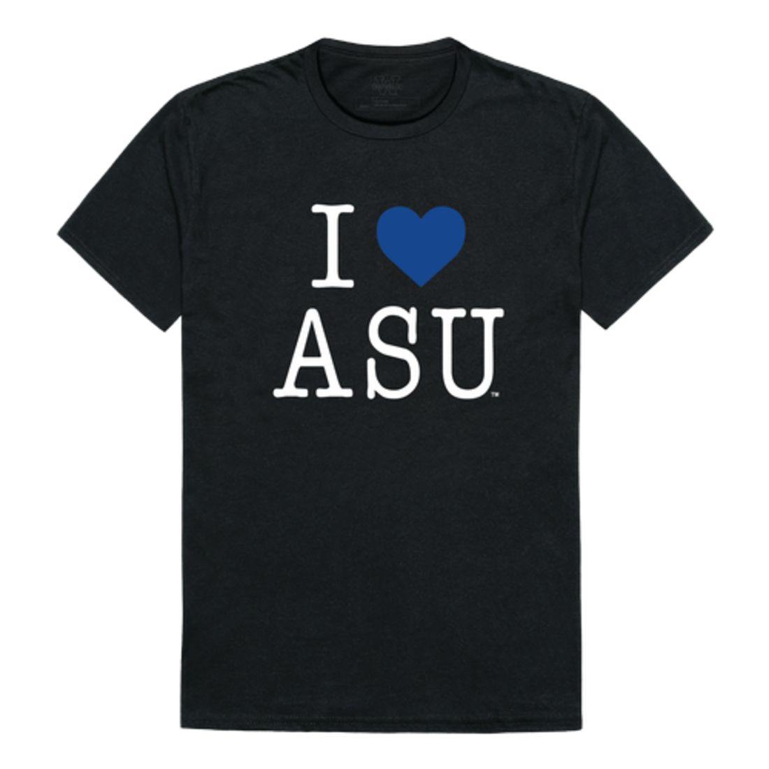I Love ASU Albany State University Golden Rams T-Shirt