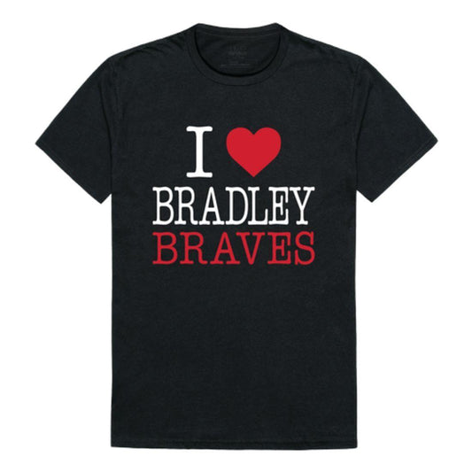 I Love Bradley University Braves T-Shirt