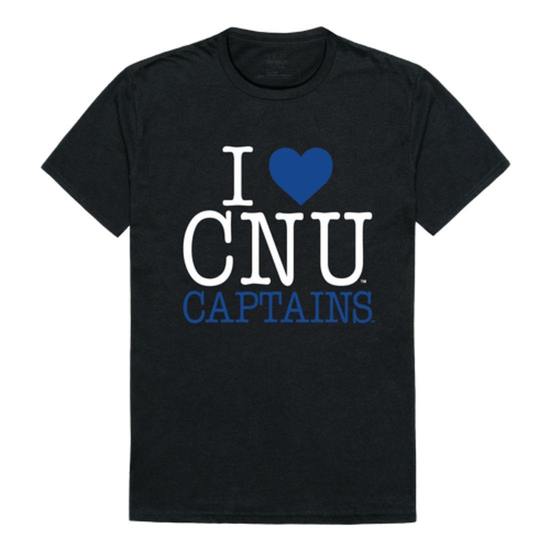 I Love CNU Christopher Newport University Captains T-Shirt