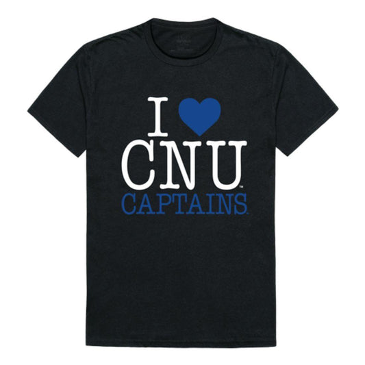 I Love CNU Christopher Newport University Captains T-Shirt