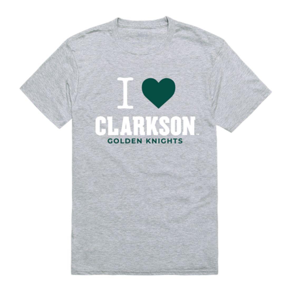 I Love Clarkson University Golden Knights T-Shirt
