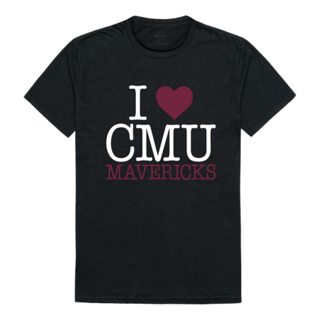 I Love CMU Colorado Mesa University Maverick T-Shirt