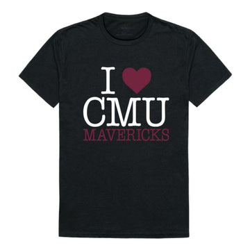 I Love CMU Colorado Mesa University Maverick T-Shirt