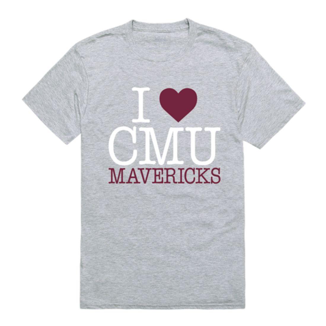 I Love CMU Colorado Mesa University Maverick T-Shirt