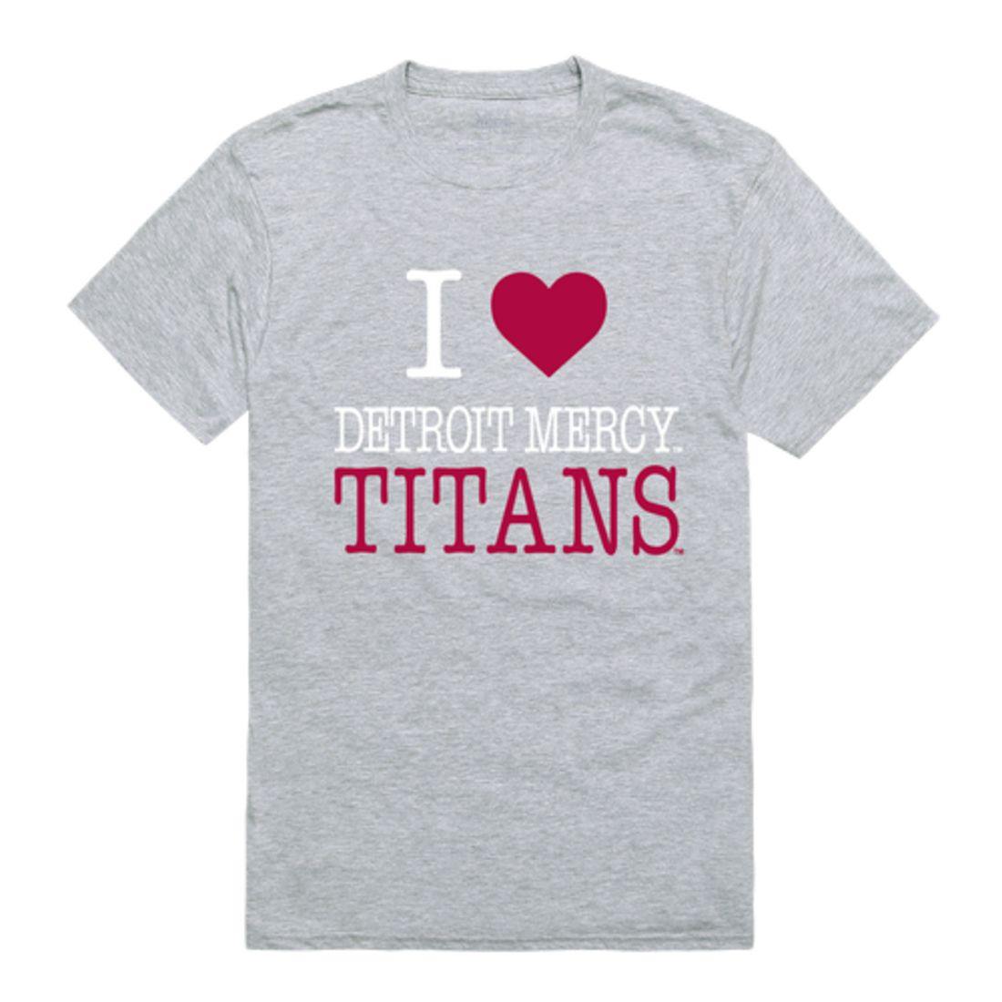 I Love UDM University of Detroit Mercy Titans T-Shirt