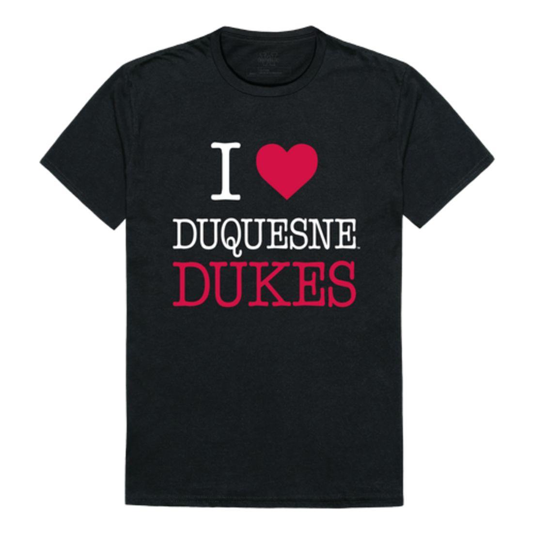 I Love Duquesne University Dukes T-Shirt