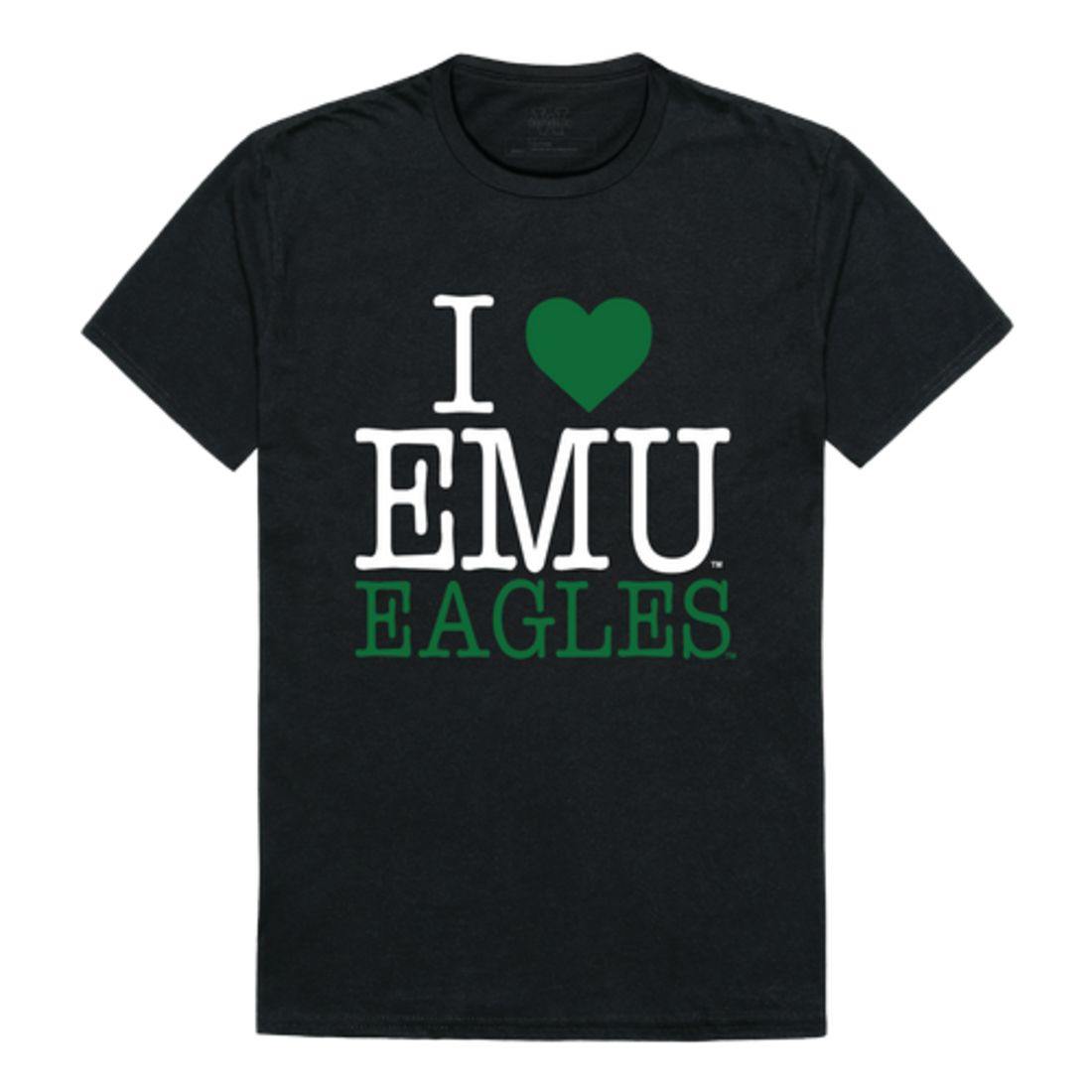 I Love EMU Eastern Michigan University Eagles T-Shirt