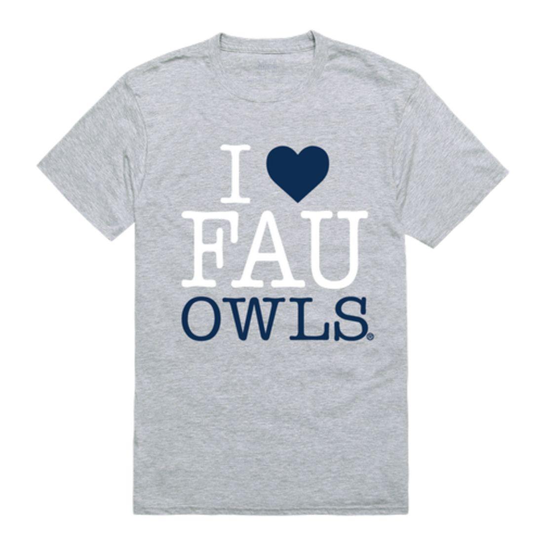 I Love FAU Florida Atlantic University Owls T-Shirt
