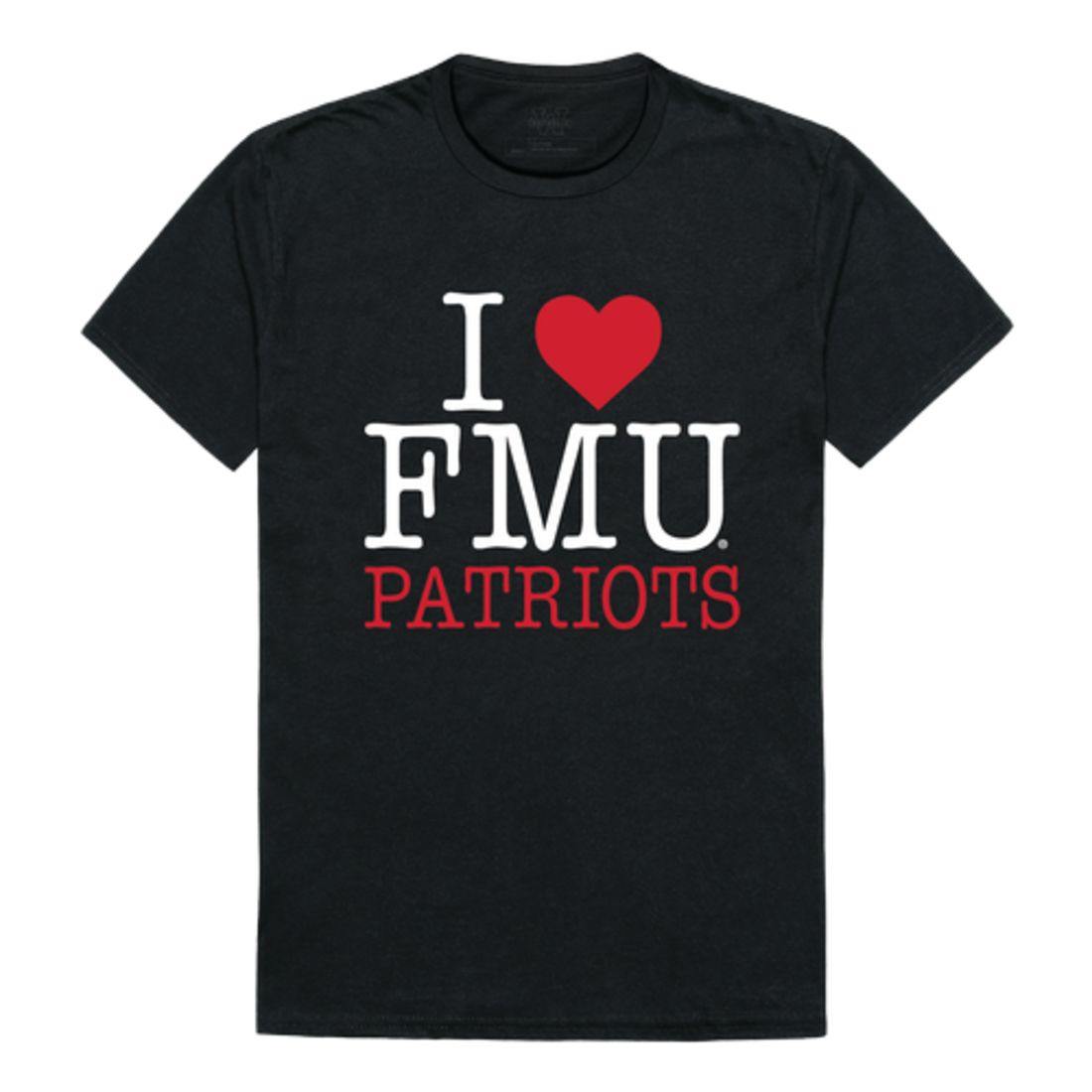 I Love FMU Francis Marion University Patriots T-Shirt