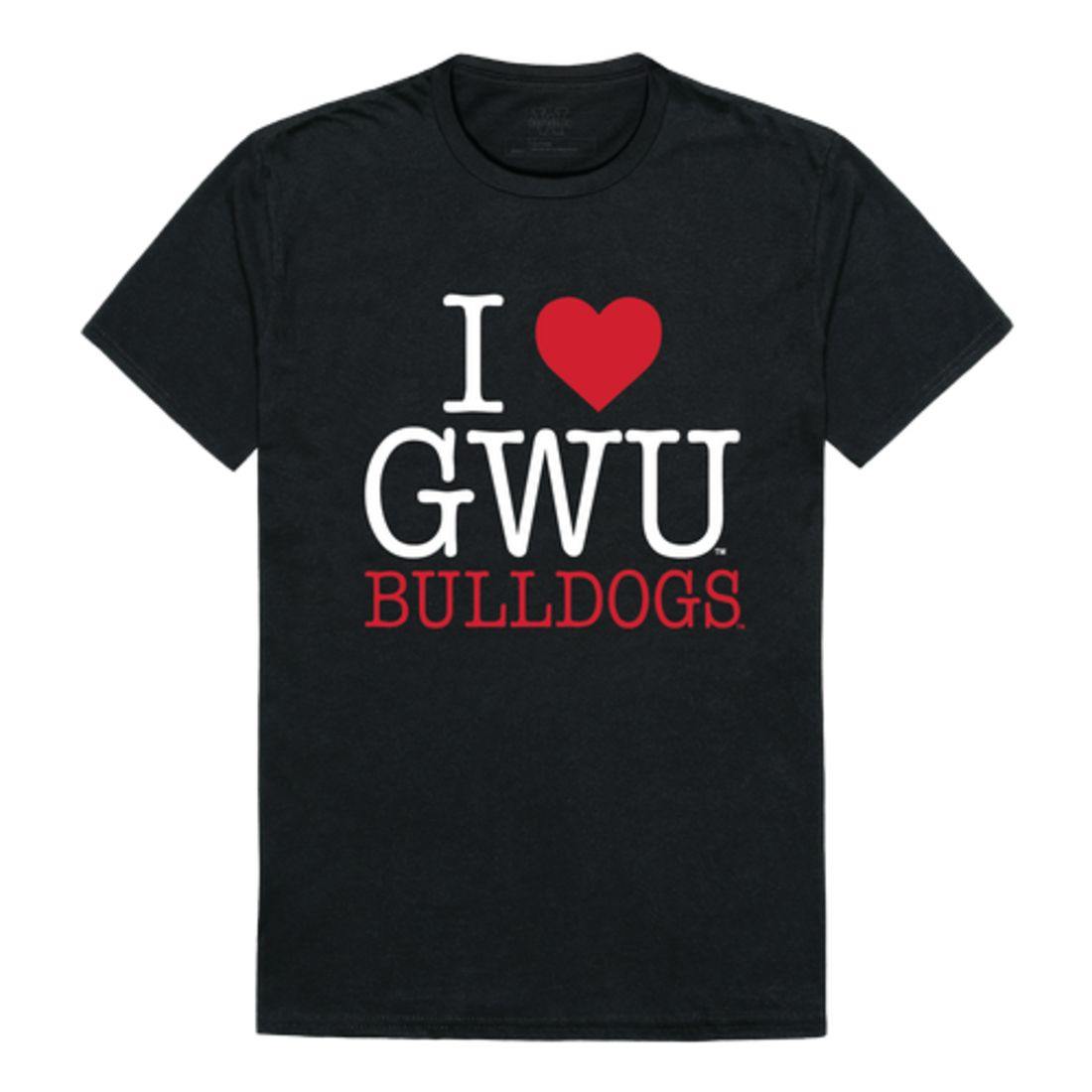 I Love GWU Gardner Webb University Runnin Bulldogs T-Shirt