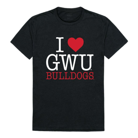 I Love GWU Gardner Webb University Runnin Bulldogs T-Shirt