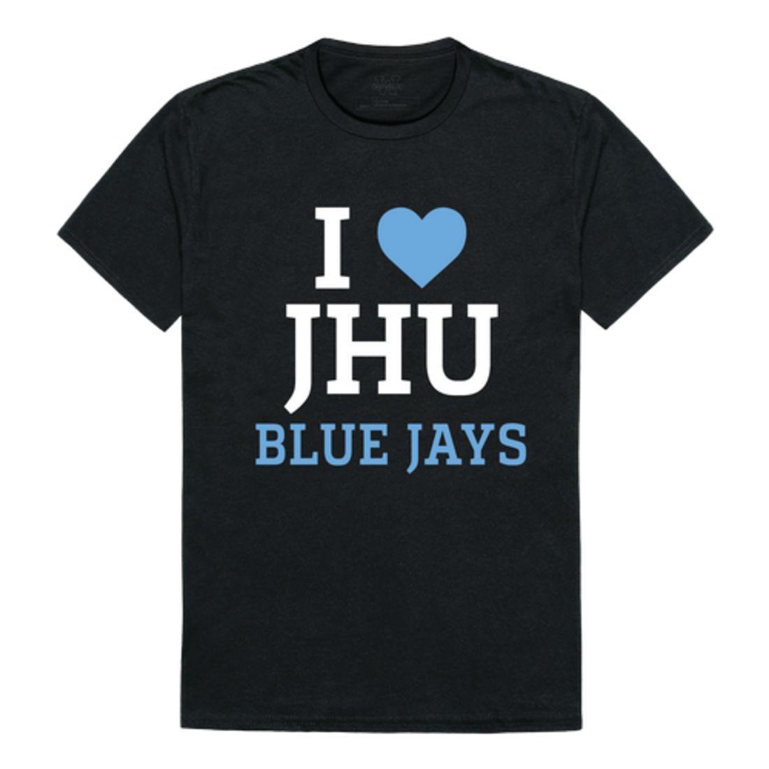 I Love JHU Johns Hopkins University Blue Jays T-Shirt