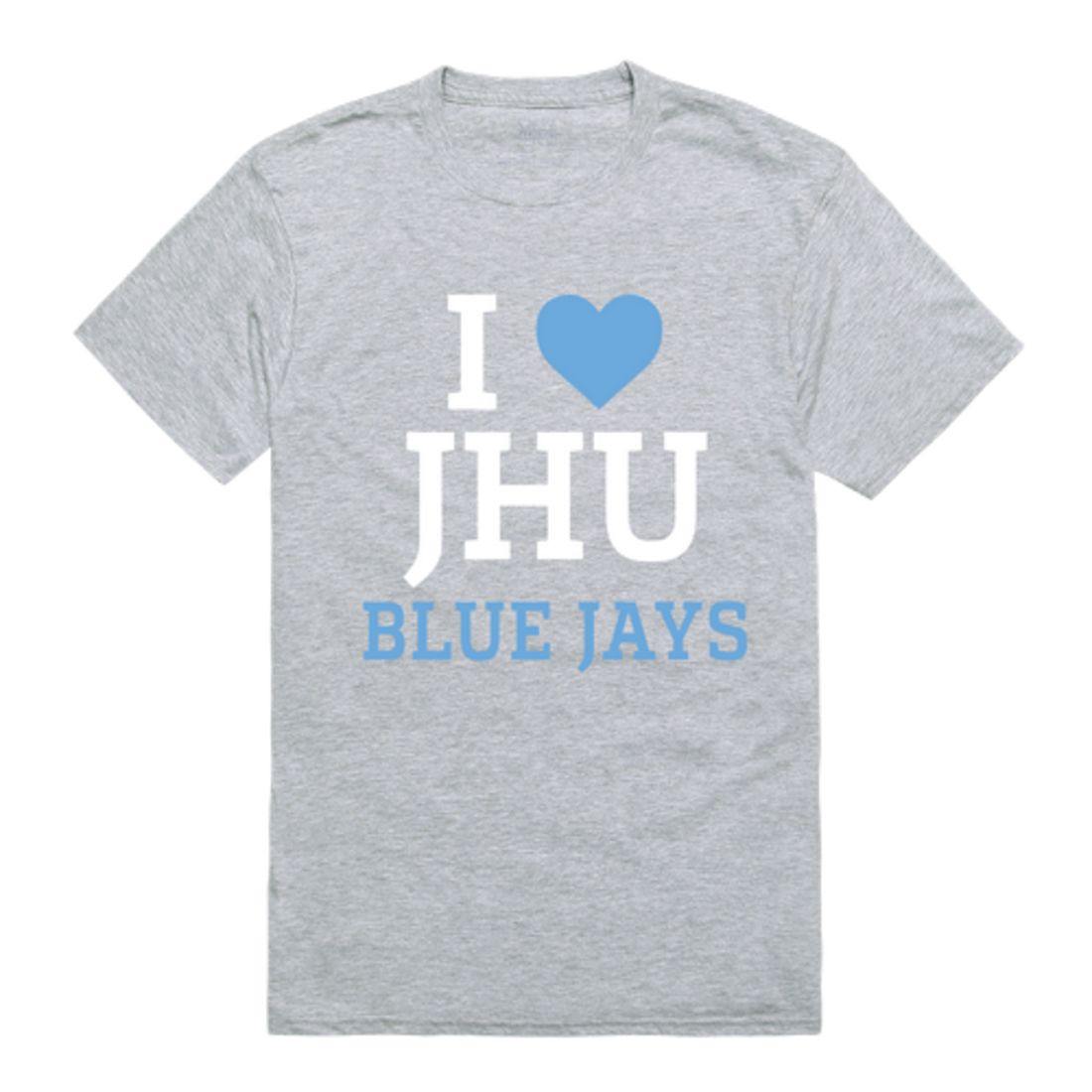 I Love JHU Johns Hopkins University Blue Jays T-Shirt